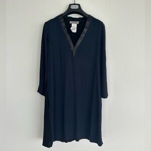 MaxMara dress, navy and black